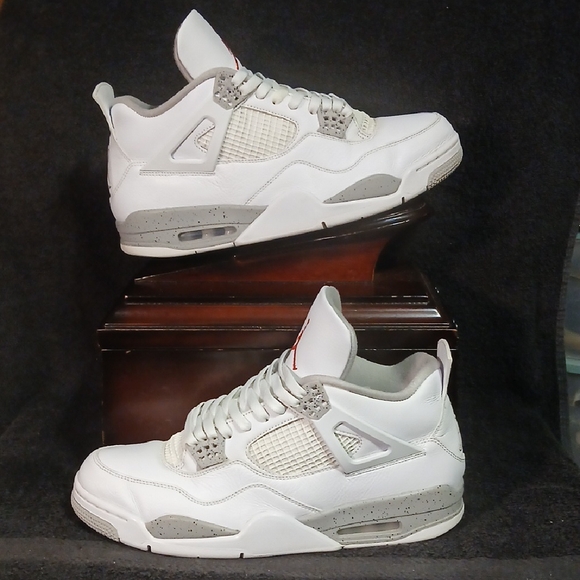 Air Jordan 4 Retro 'WHITE OREO' ,Mens-13 100% Authentic! - Picture 1 of 15